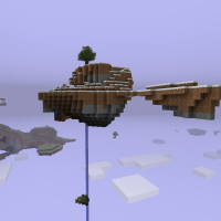 I want to go and live on a Minecraft floating island